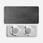 Значок MAGNET MATTO, серый металлик