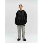 Дождевик-анорак ALATAU, укороченный, черный, единый размер