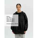 Дождевик-анорак ALATAU, укороченный, черный, единый размер