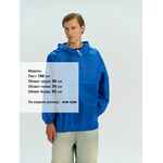 Дождевик-анорак ALATAU, укороченный, синий, единый размер