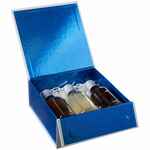 Коробка складная GALLANT, M, белая с синим