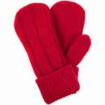 Варежки KNIT BEAT, красные, размер S/M