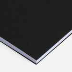 Блокнот SALVADOR в клетку, черный