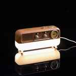 BLUETOOTH-колонка с беспроводной зарядкой, часами и подсветкой MULTIVERSE, VER.2