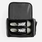 Сумка для обуви EQUIPEX, черная с белым