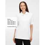 Рубашка поло унисекс UPSWING, белая, размер S