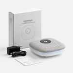 BLUETOOTH-колонка с беспроводной зарядкой и подсветкой TERRAFONIC, серая