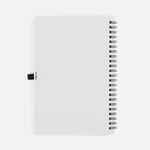 Блокнот на пружине STONE LINE, белый