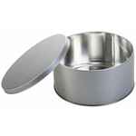 Коробка PRAGMAX M, круглая, серебристая