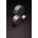 Коробка PRAGMAX S, круглая, серебристая