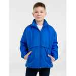 Ветровка детская SURF KIDS, ярко-синяя, на рост 130-140 см (10 лет)