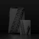 Ручка шариковая PRODIR QS03 PRP TYRE SOFT TOUCH, черная