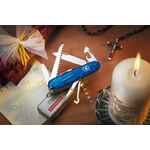 Офицерский нож HUNTSMAN 91, прозрачный синий