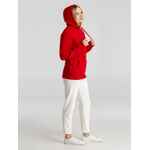 Толстовка с капюшоном унисекс KING, красная, размер 3XL