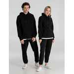 Толстовка с капюшоном унисекс KING, черная, размер XS