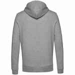 Толстовка на молнии с капюшоном унисекс BNC INSPIRE (ORGANIC), серый меланж, размер XS