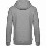 Толстовка с капюшоном унисекс KING, серый меланж, размер XS