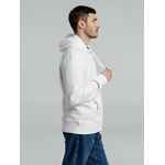 Толстовка на молнии с капюшоном унисекс KING, белая, размер XS