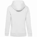 Толстовка с капюшоном женская QUEEN, белая, размер S