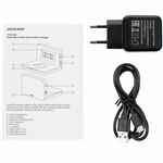 Часы настольные с беспроводным зарядным устройством PITSTOP, черные