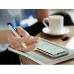 Ручка шариковая FAVORITE, белая с синим