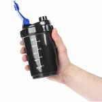 Спортивный шейкер TONUS, черно-синий