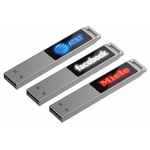 Флешка MARKBRIGHT с красной подсветкой, 16 Гб