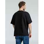 Футболка оверсайз «Чистая соль», черная, размер XS/S (44-46)