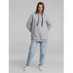 Худи оверсайз «Чистая соль», серый меланж, размер XS/S (44-46)