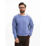 Свитшот унисекс SPACE, синий, размер XXS