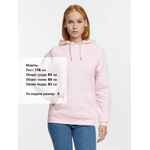 Толстовка унисекс STELLAR, розовая, размер S