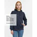 Толстовка унисекс STELLAR, темно-синяя, размер XS