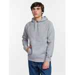 Толстовка унисекс STELLAR, серый меланж, размер XS