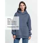 Худи KULONGA OVERSIZE, темно-серое, размер XS/S