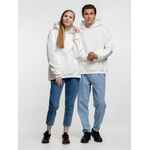 Худи оверсайз KULONGA COMFORT HEAVY, молочно-белое, размер XS/S