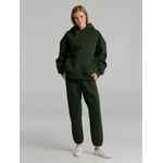 Худи KULONGA OVERSIZE, темно-зеленый хаки, размер XS/S