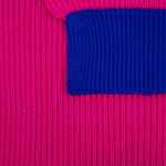 Шарф SNAPPY, фуксия с синим