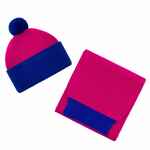 Набор SNAPPY, фуксия с синим