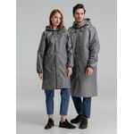 Дождевик со светоотражающими элементами RAINMAN BLINK, серый, размер XS