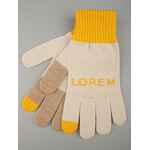 Перчатки вязаные GUANTI на заказ, полушерсть, размер S/M