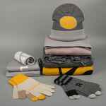 Перчатки вязаные GUANTI на заказ, полушерсть, размер S/M