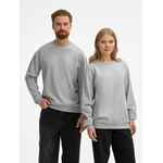 Свитшот унисекс COLUMBIA, серый меланж, размер XS