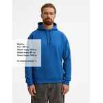 Худи унисекс CONDOR, ярко-синее, размер 3XL