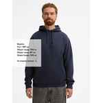 Худи унисекс CONDOR, темно-синее, размер S