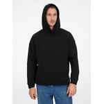 Худи оверсайз унисекс TOLLA, черное, размер M/L