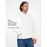 Худи оверсайз унисекс TOLLA, молочное, размер XS/S