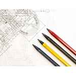 Вечный карандаш CONSTRUCTION ENDLESS, красный