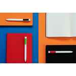 Ручка шариковая SWIPER SQ, белая с черным