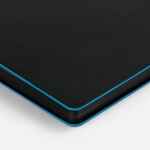 Ежедневник TRAIT, недатированный, черный с голубым