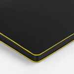 Ежедневник TRAIT, недатированный, черный с желтым